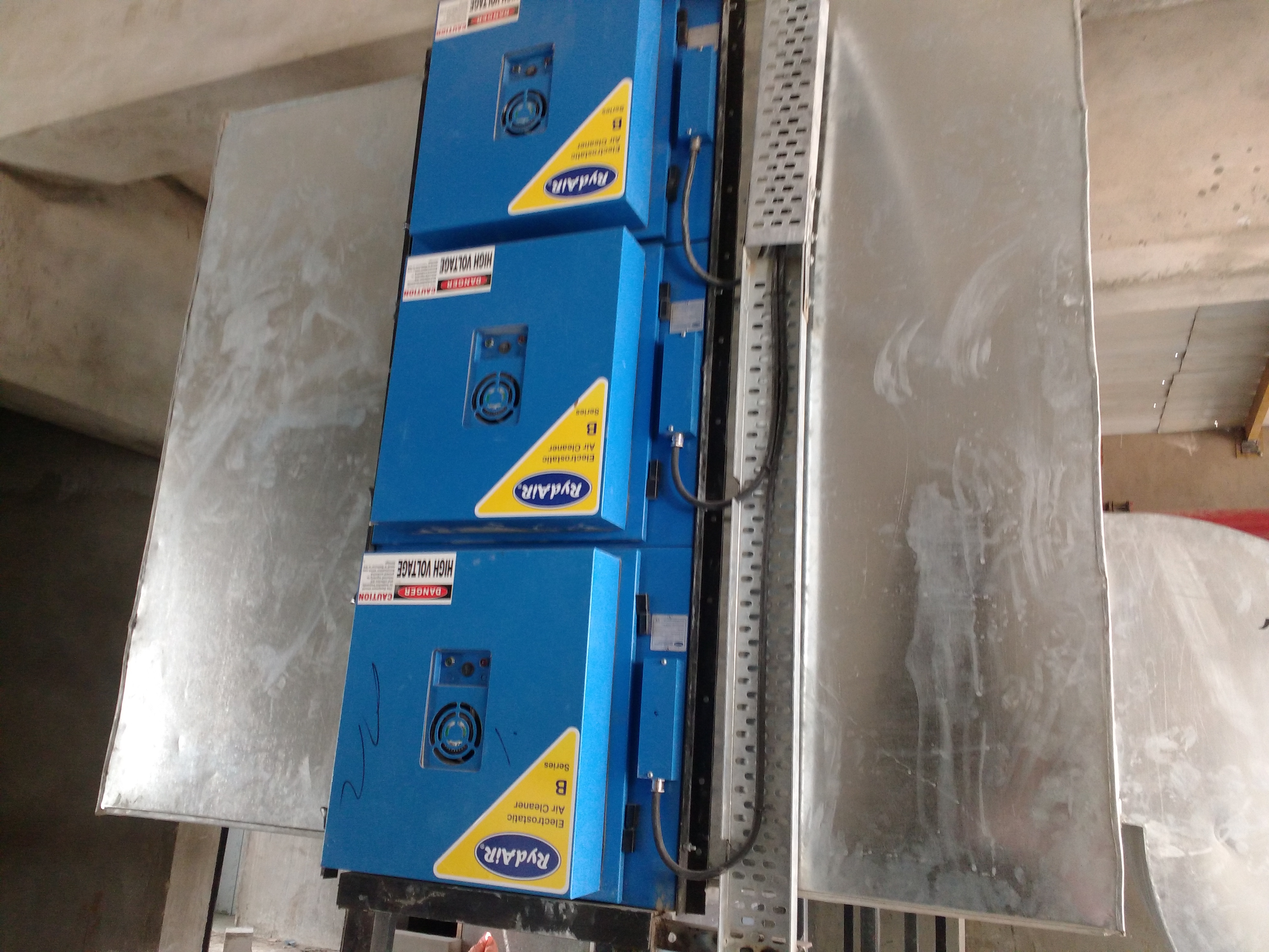 Kitchen Dry Scrubber Capacity: 30000 M3/hr