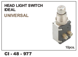 Head Light Switch Ideal Universal - Durable Plastic | Includes Warranty for Reliable Performance and Long-lasting Use