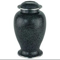 Marble Black & Gold Brass Keepsake Cremation Urn Range