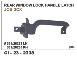 Rear Window Lock Handle Latch Jcb Left - Durable Plastic Construction, Enhanced Security Features, Includes Warranty