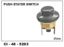 Push Starter Switch Universal Type - Durable Plastic Construction, Compatible with Various Models | Warranty Included