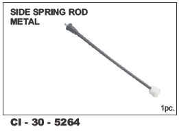 Side Spring Rod Metal - Durable Steel, 48 Inches Long, Galvanized Finish | Warranty Included for Enhanced Reliability 