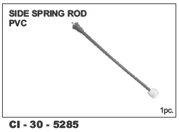 Side Spring ROD PVC Universal Type - Durable PVC Material, Universal Fit | 1-Year Warranty Included