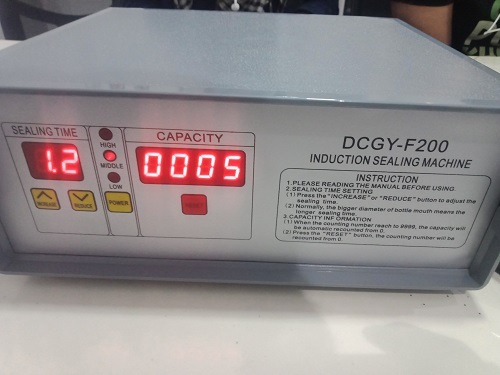 Electro-magnetic Induction Cap Sealing Machine - Model Dcgy F-200 (20-100 Mm) | Automatic Operation, 500w Power, Lightweight 5kg Design