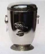 Silver Cross Brass Metal Cremation Urns