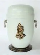 Silver Cross Brass Metal Cremation Urns