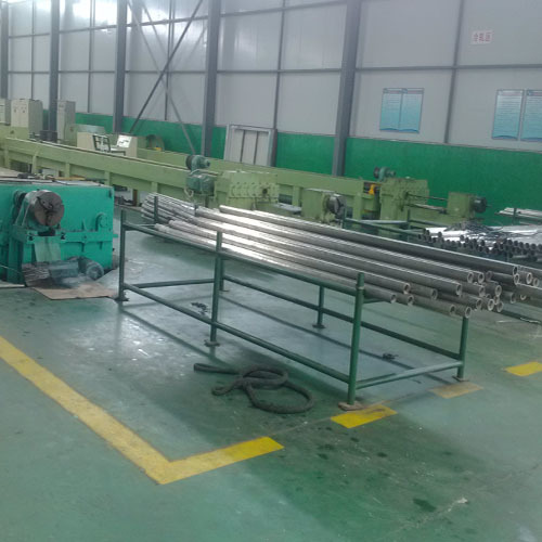 Silver Titanium Pipe