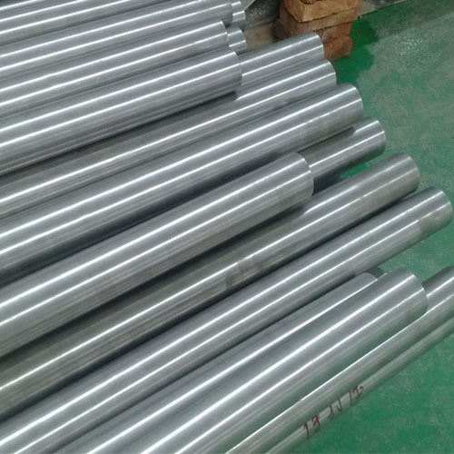 Silver Titanium Pipe