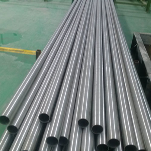 Silver Titanium Pipe