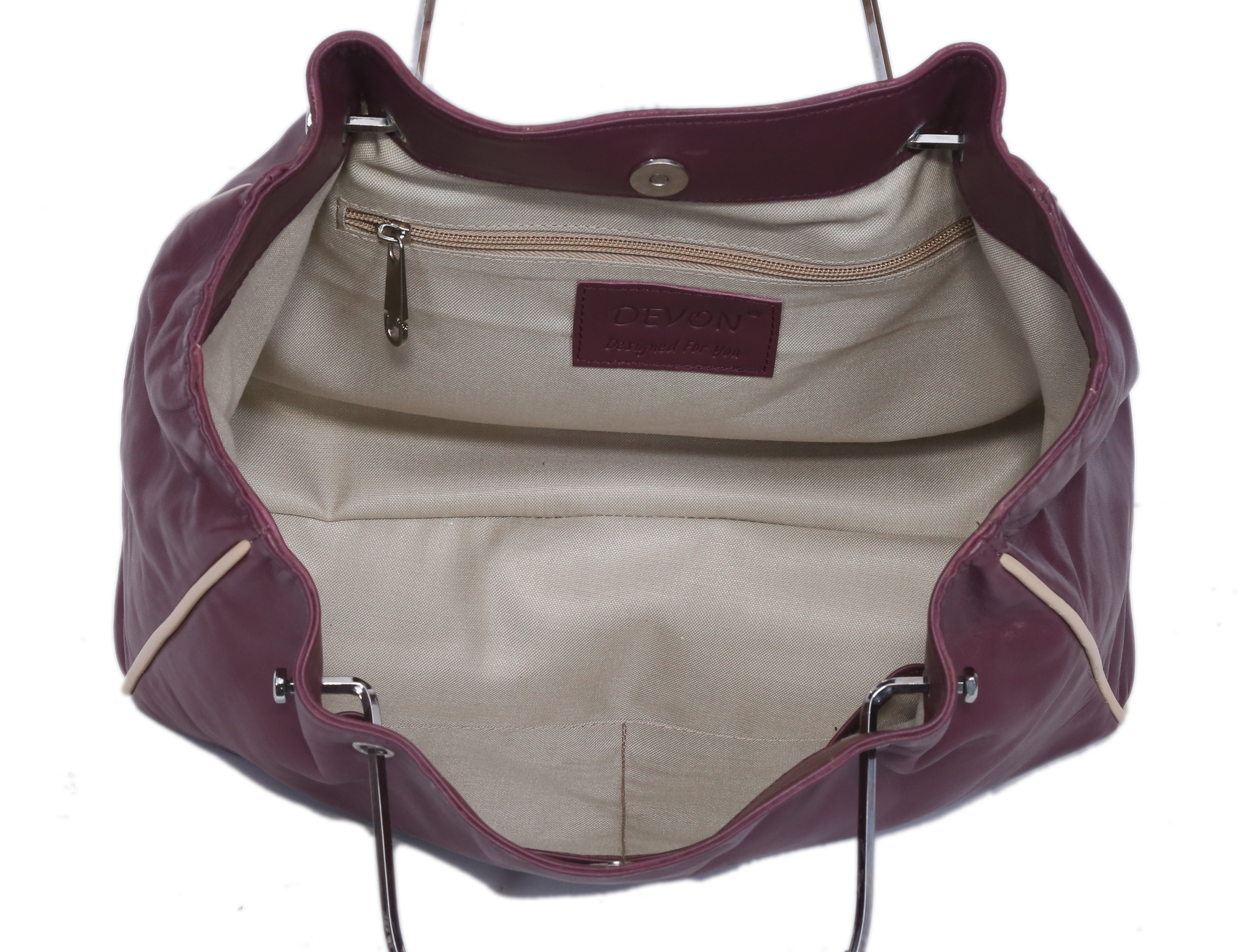 Leather Ladies Top Handle Handbag