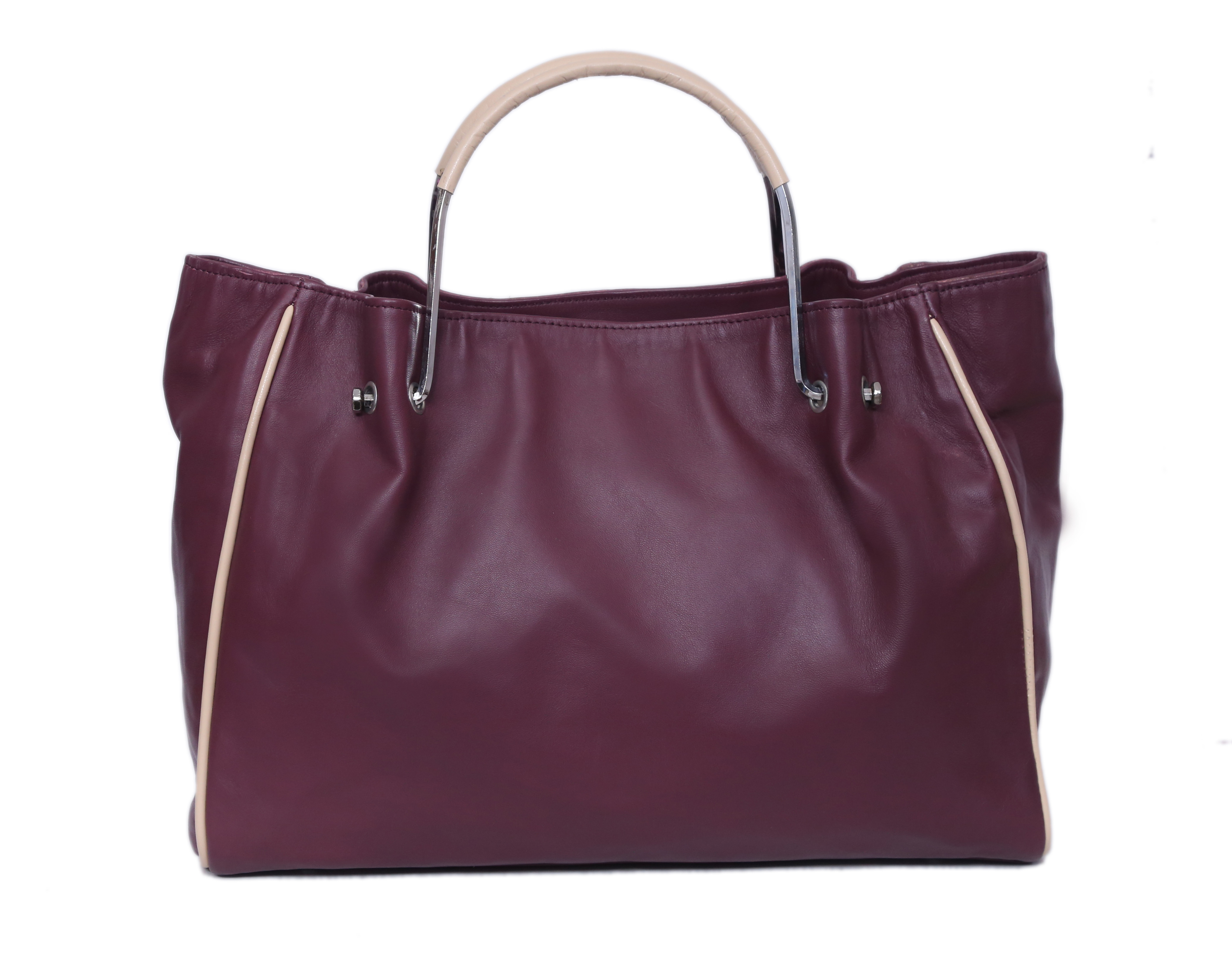 Leather Ladies Top Handle Handbag