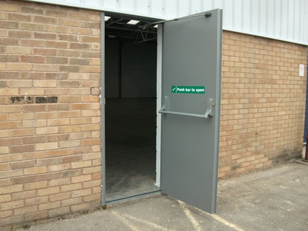 Fire Door - Finish: Powder Coated