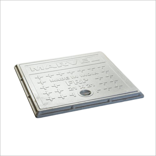 FRP Manhole Cover - 12/12-41/41 Inch, Durable & Easy to Install for Tank Applications, Square Shape Design