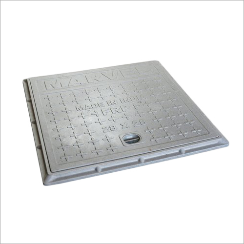 Square Shape FRP Manhole Cover - FRP Material, Size 12/12-41/41 Inch | Durable, Lightweight, Easy to Install for Tank Access
