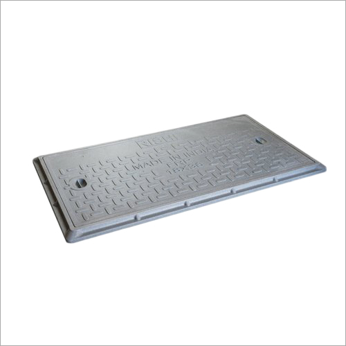 FRP Square Manhole Cover - 22x40 Inch, 2.5 to 5 Ton Load Capacity, Durable Design for Drainage and Telecom Applications