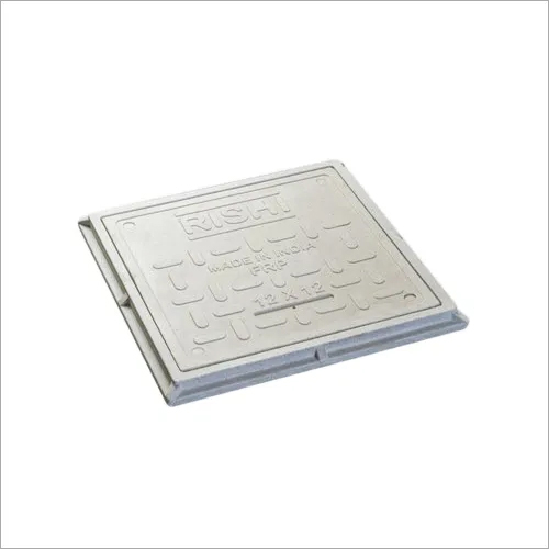 12 x 12 Inch FRP Manhole Cover - Load Capacity 2.5 to 5 Ton, Durable and Easy to Install | Lock Feature Included, Suitable for Tanks
