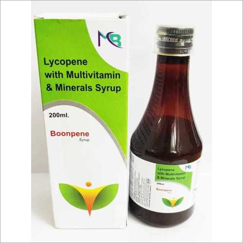 200 Ml Lycopene With Multivitamin And Minerals Syrup Health Supplements