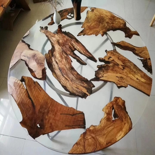 Handmade Round Dining Table Top