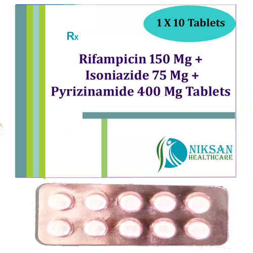 Rifampicin, Isoniazid & Pyrazinamide Tablets - 200 Mg Dosage | High-quality Anti-tuberculosis Treatment For Aged Patients, 10 Unit Pack, Storage At 25a C