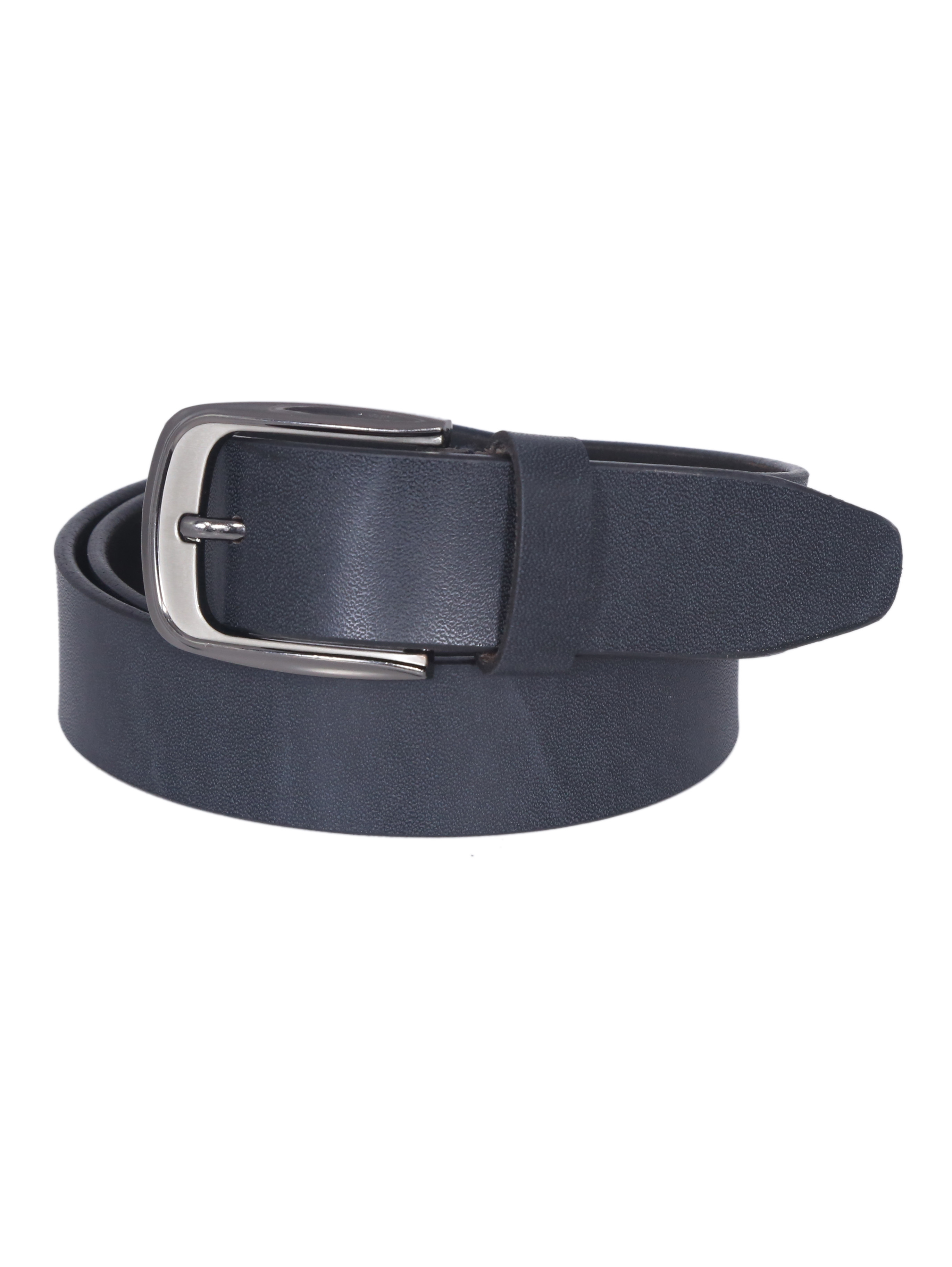 Black Wave Leather Belt