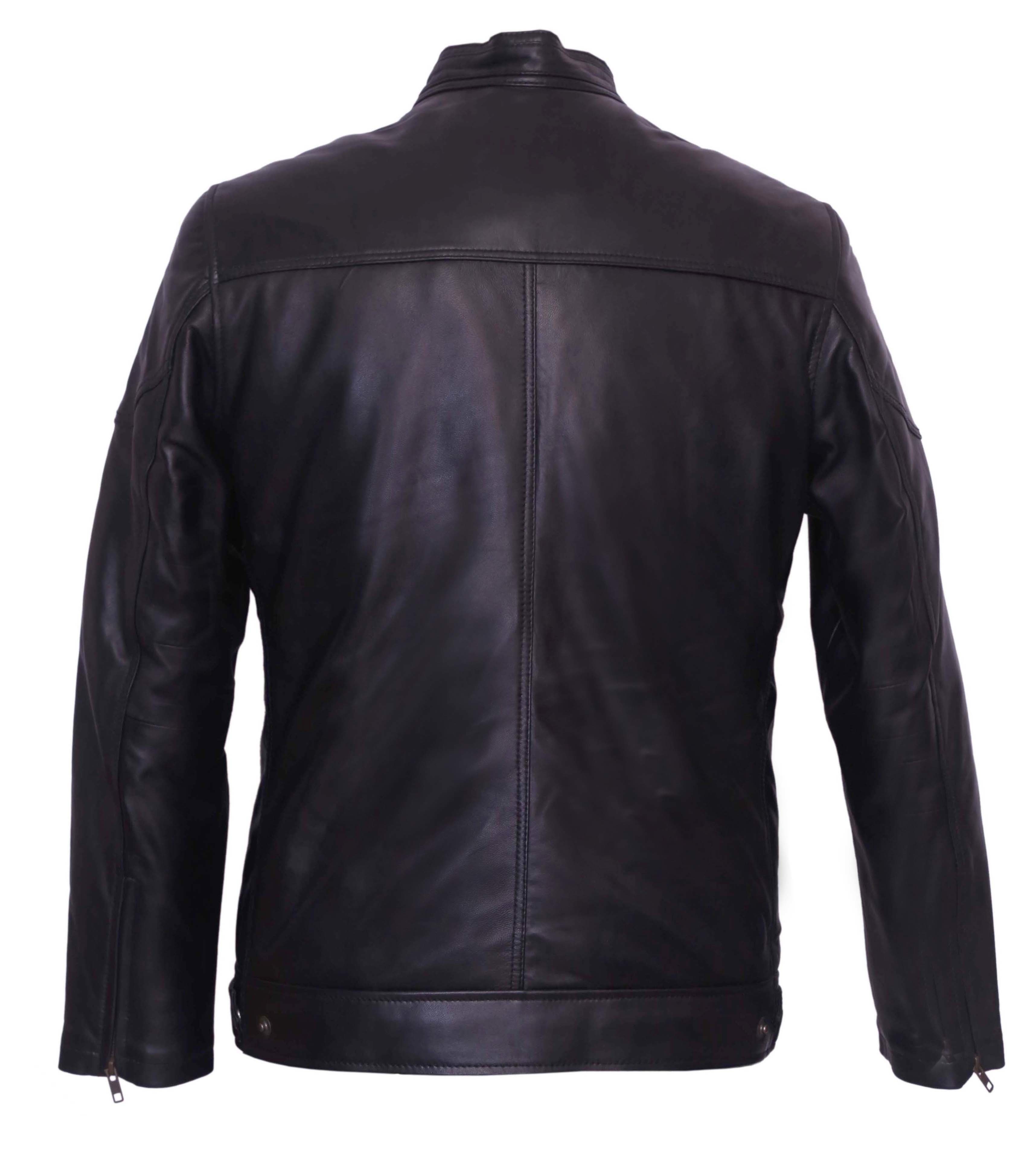 Black Men Leather Jacket