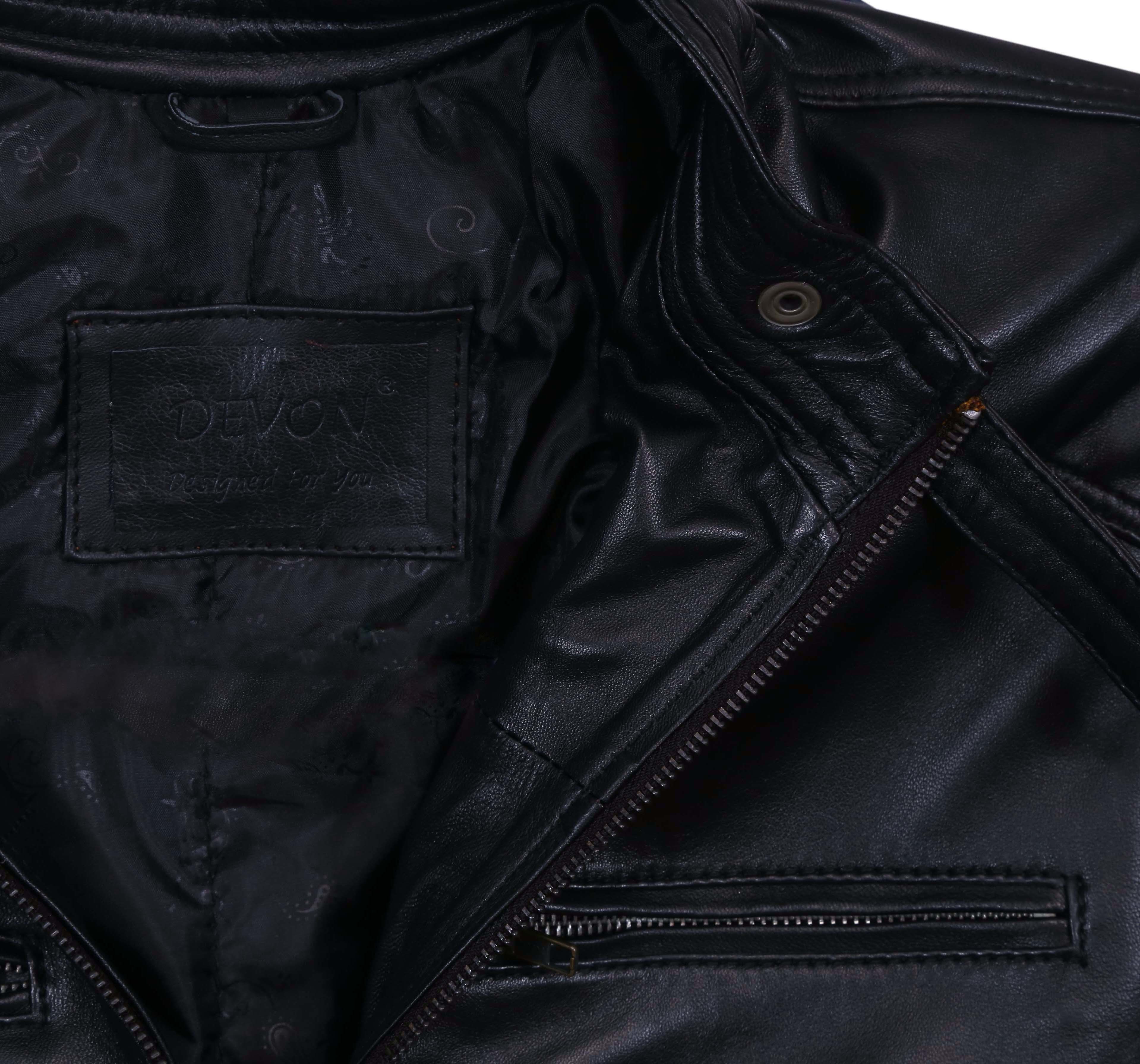 Black Men Leather Jacket