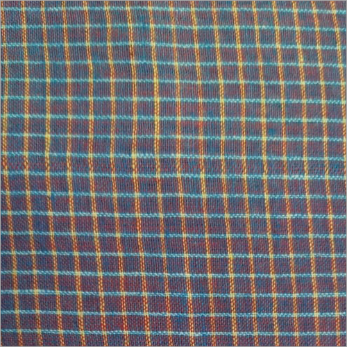 200C Check Shirt Fabric - Woven Mesh, Customized Size | Quick Dry, Stretchable