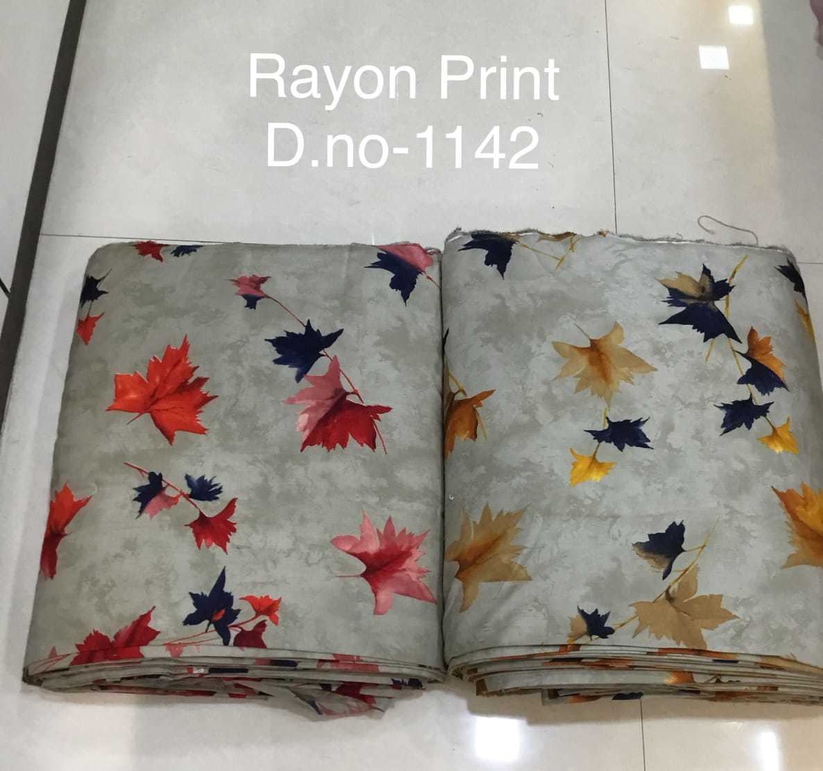 Washable Latest Rayon Printed Fabric