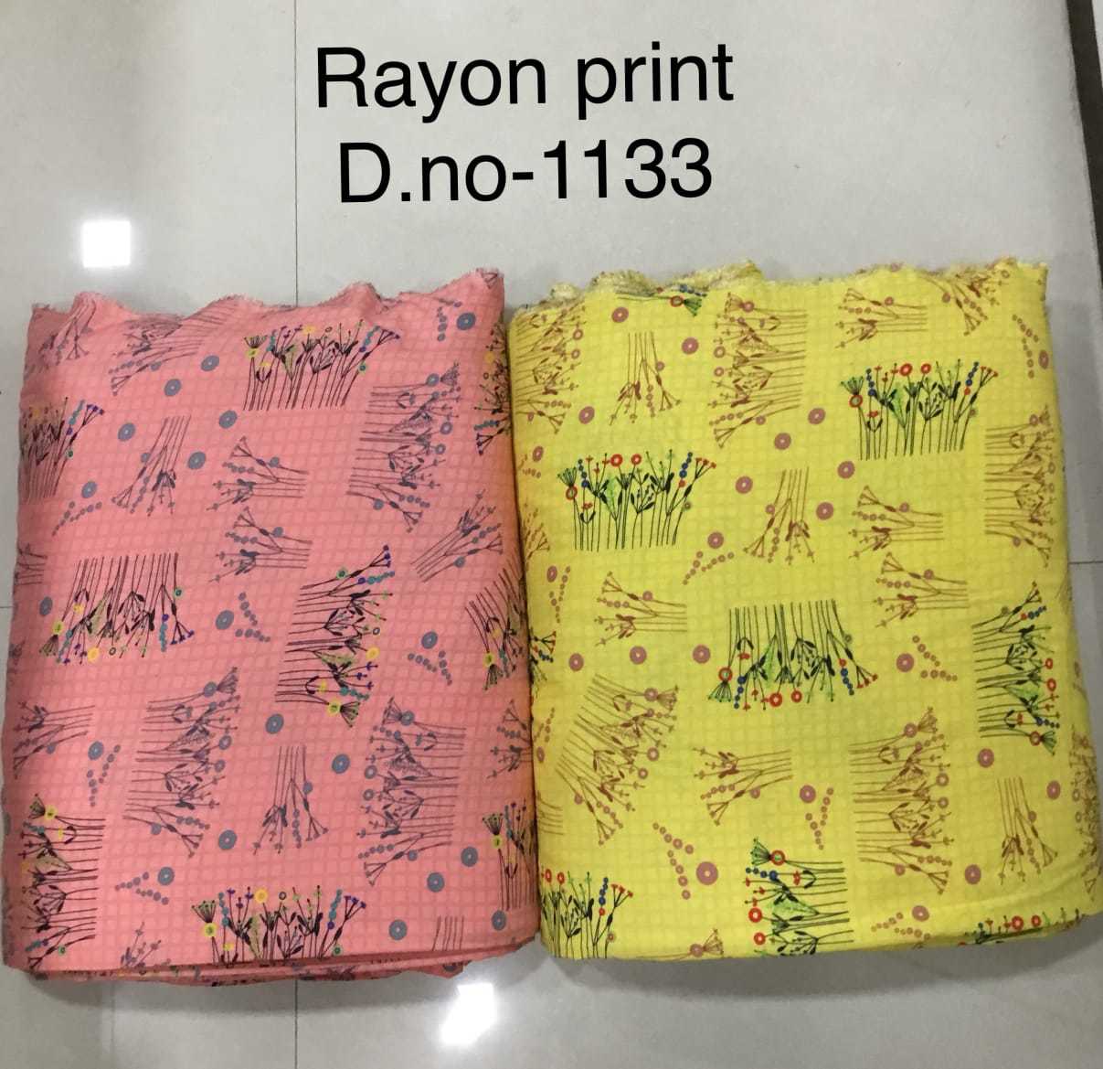 Washable New Design Rayon Printed Fabric