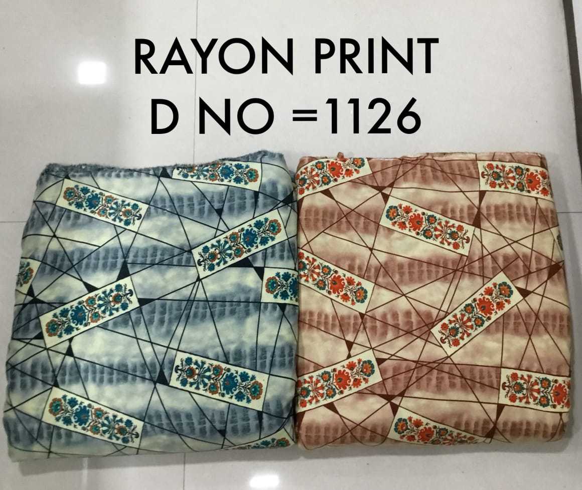 Washable New Design Rayon Printed Fabric