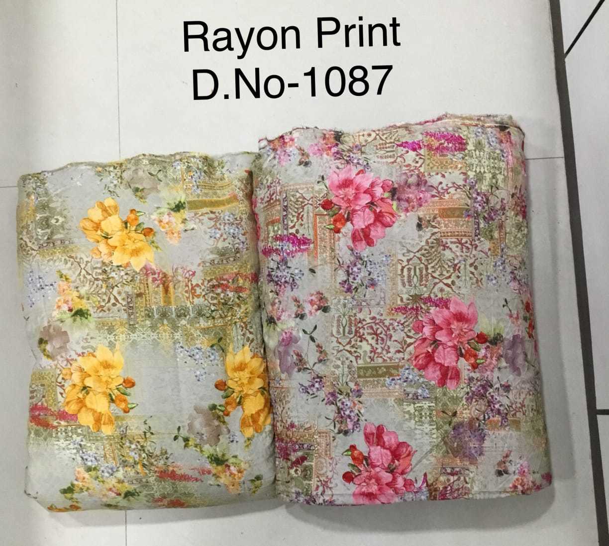 Washable Multi Color Printed Fabric