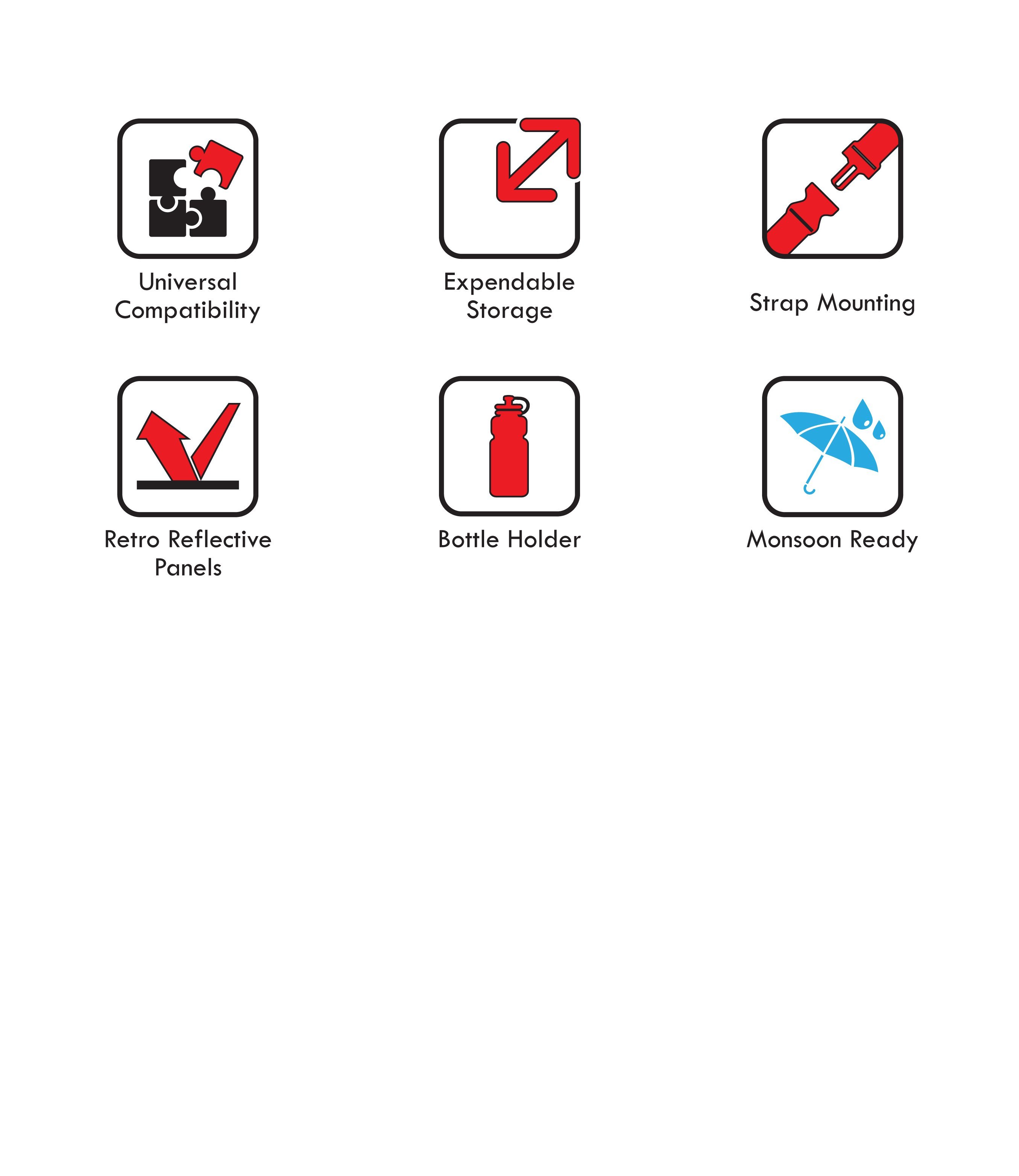 Rynox-saddle Bag-nomad V2.1-us Capacity: 25ltrs Can Be Expanded To 32 Ltrs Kg/hr