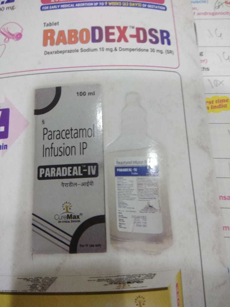 Paracetamol Iv Fluid Injection
