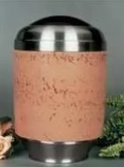 Enamel Blue Metal Cremation Urns