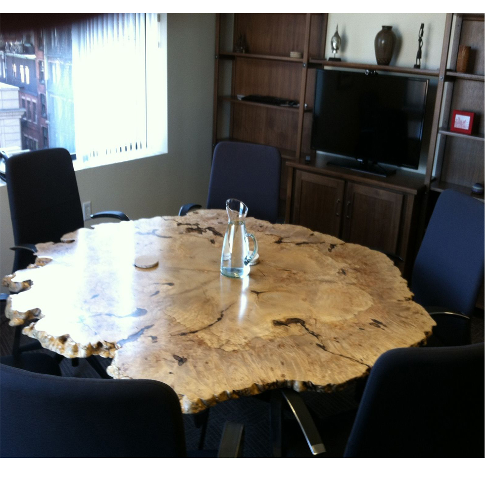 Crystal Clear Resin Wooden Logs Table Top Round Wooden Table Top Epoxy Resin Finish High Quality All Size Carpenter Assembly