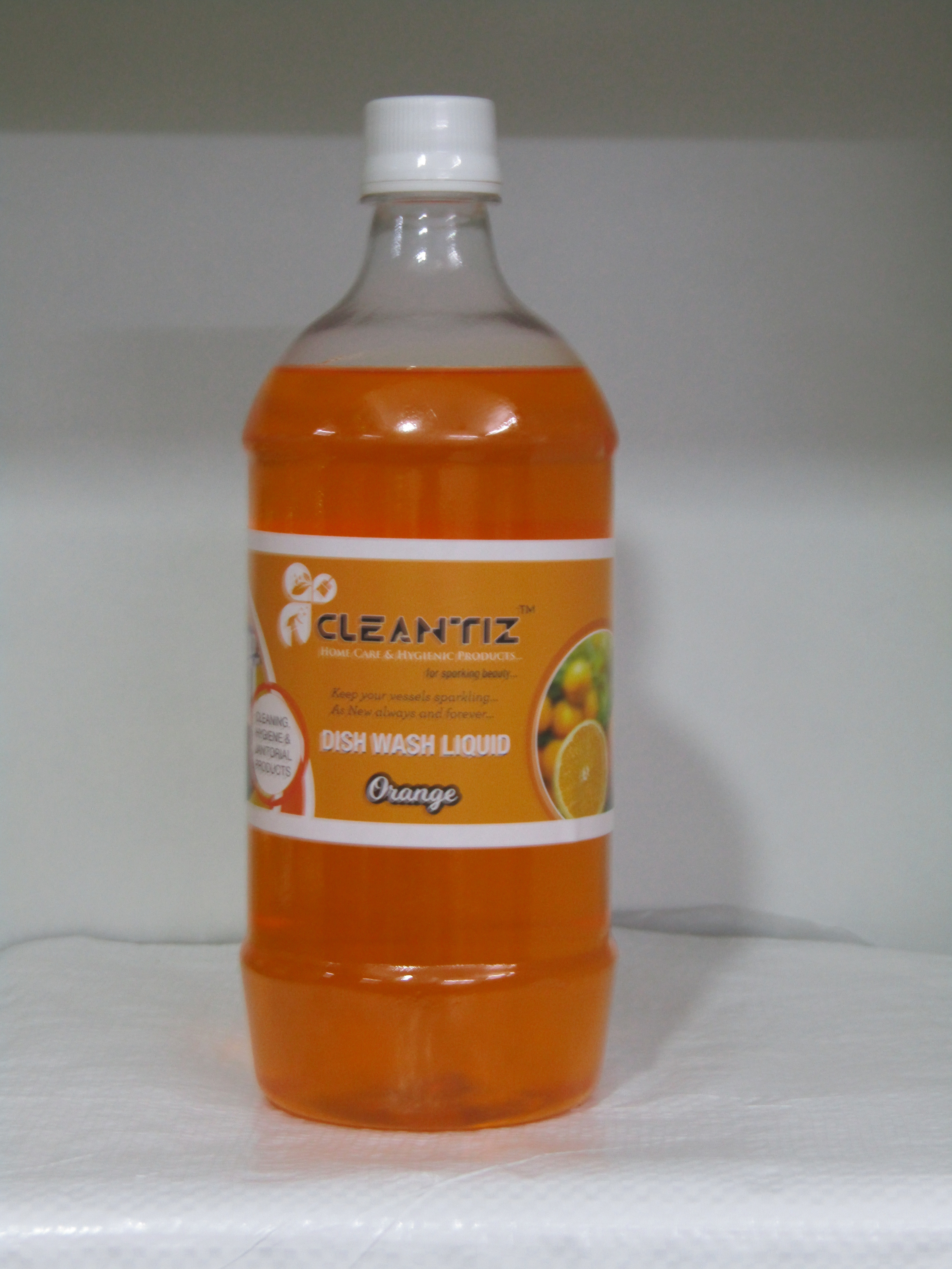 Dish Wash Liquid - Liquid Material | Lemon Fragrance, Contains Antibacterial Lemon Oil, White Vinegar For Effective Degreasing & Rinsing