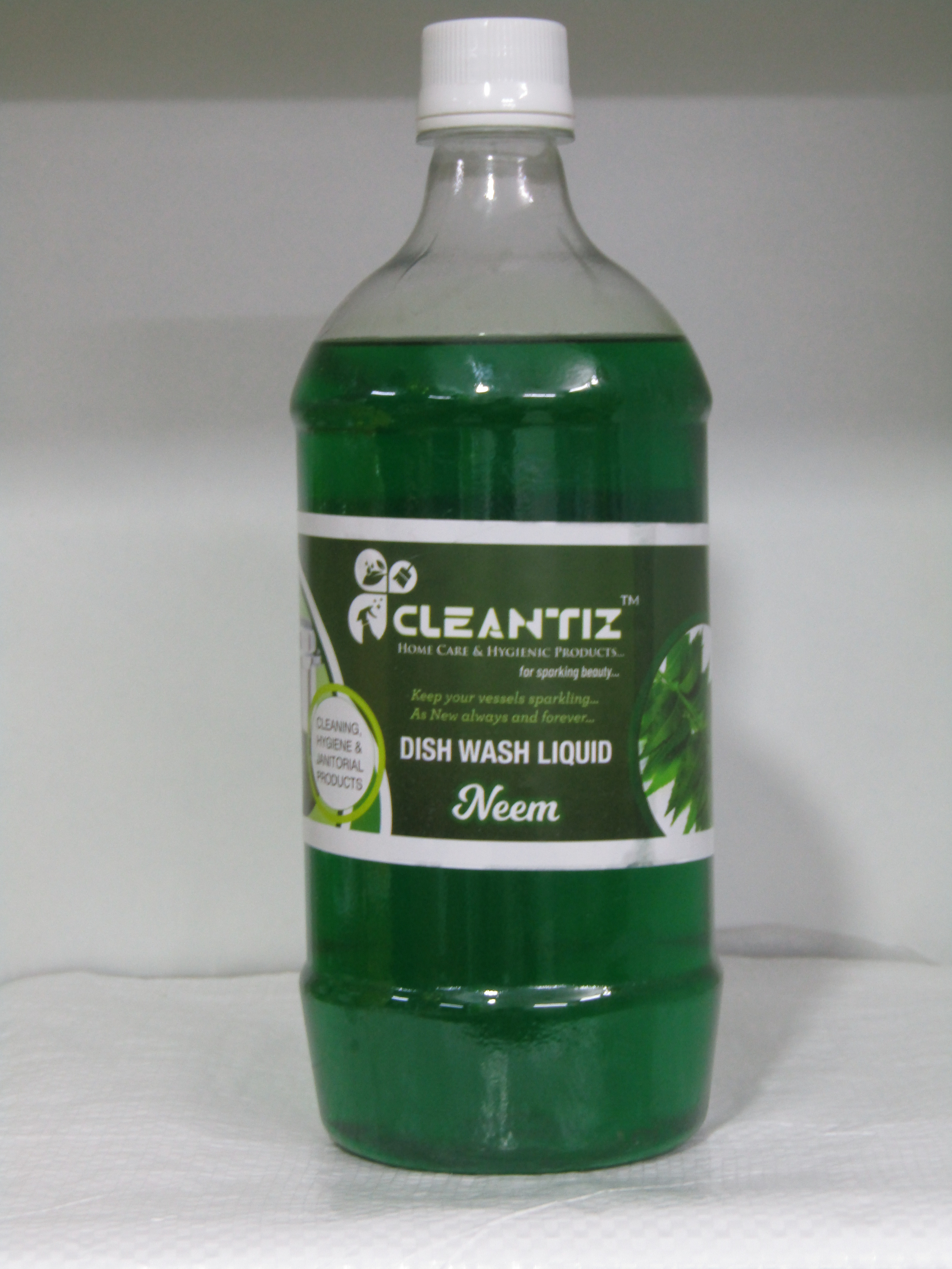 Dish Wash Liquid - Liquid Material | Lemon Fragrance, Contains Antibacterial Lemon Oil, White Vinegar For Effective Degreasing & Rinsing