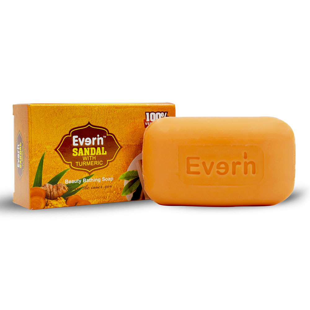 100gm Sandal With Turmeric Soap Ingredients: Herbs