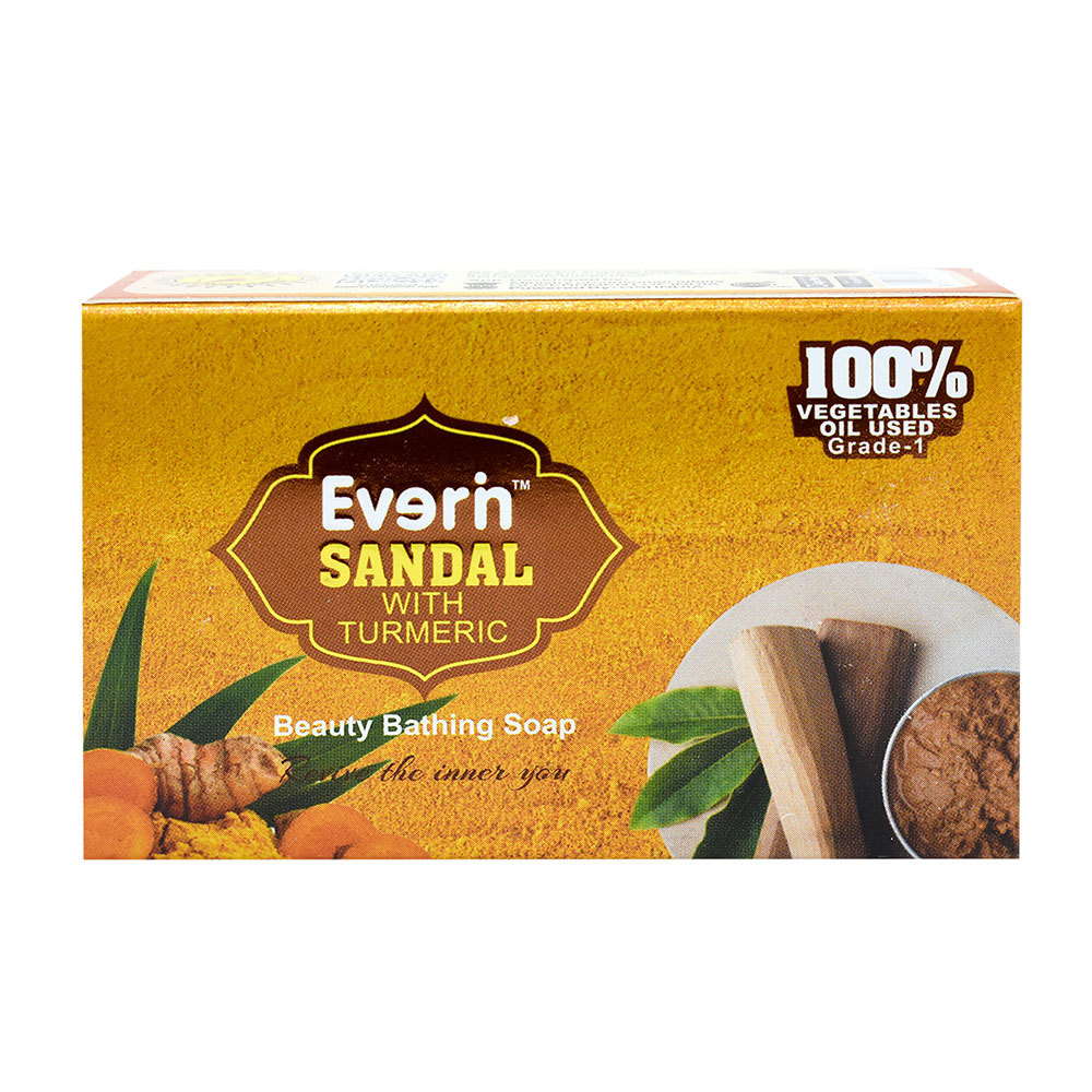 100gm Sandal With Turmeric Soap Ingredients: Herbs