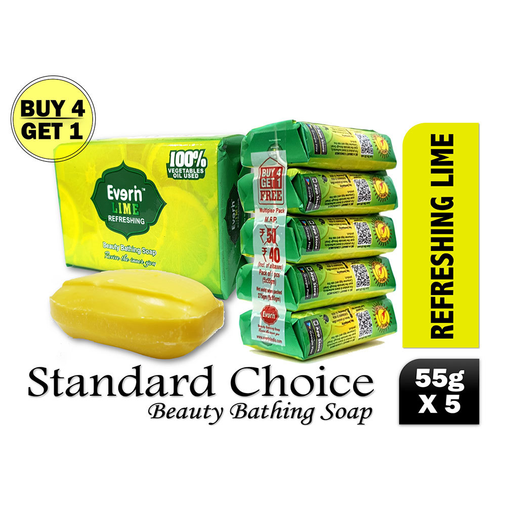 Yellow 55gm Refreshing Lime Soap