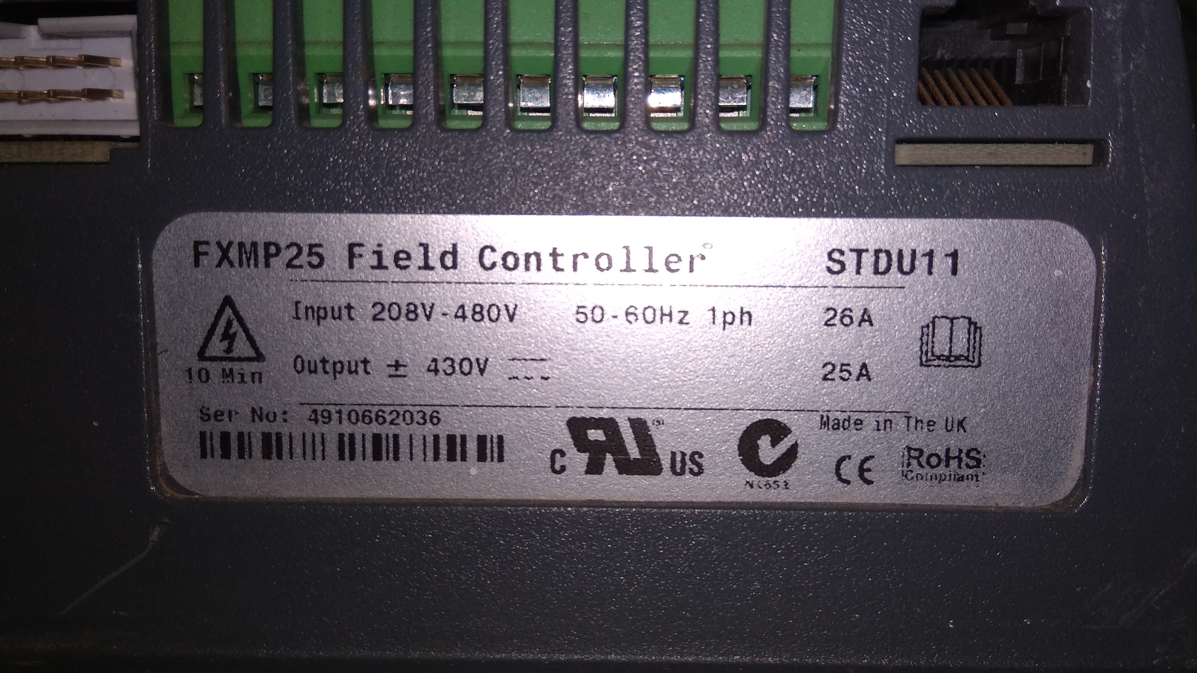 Control Techniques Fxmp25