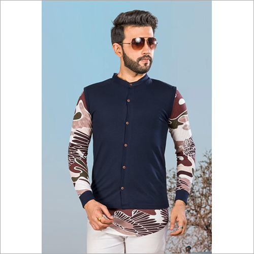 Available In Multicolor Mens Stretchable T-shirt