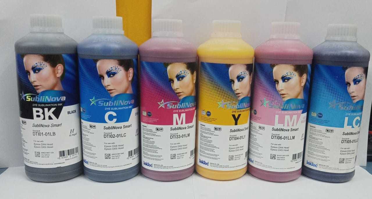 C/m/y/k/l.c/l.m Inktec Sublimation Ink Epson Dx4/dx5 Head