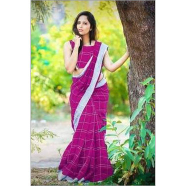 Handloom Check Sarees