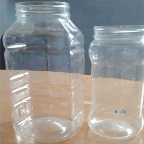 पारदर्शक प्लास्टिक जार