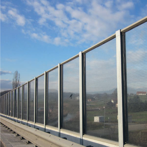Polycarbonate Pmma Noise Barrier Application: Roads