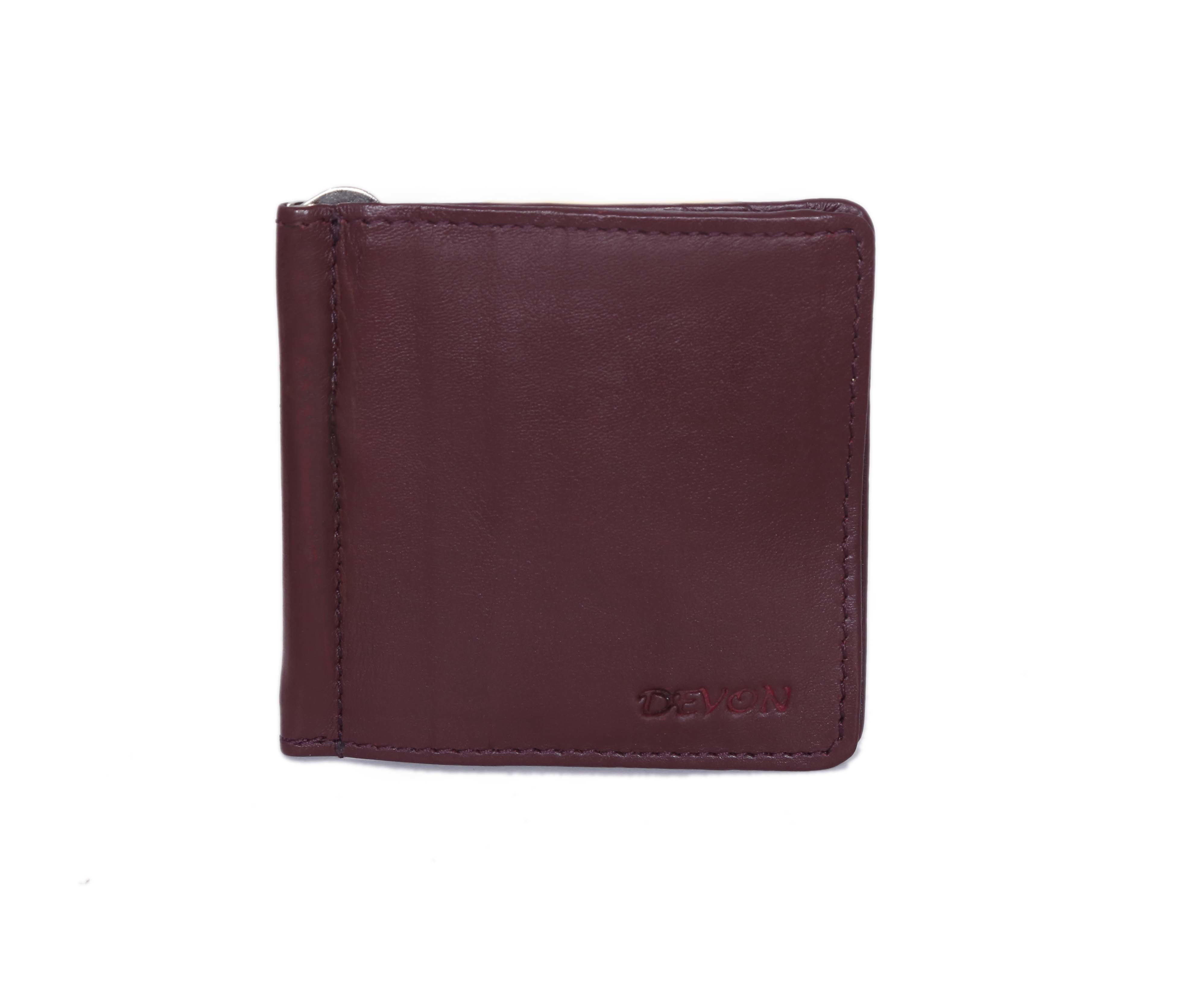 Genuine Leather Wallet - Compact Design | Light Weight, Luxurious Brown Book Fold For Men, Multiple Pockets For Coins, Photos, And Cards