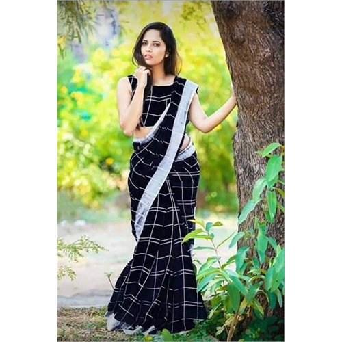 Handloom Check Sarees