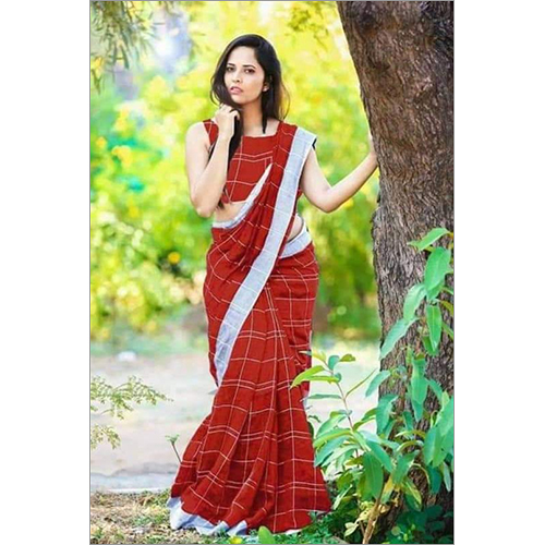 Handloom Check Sarees