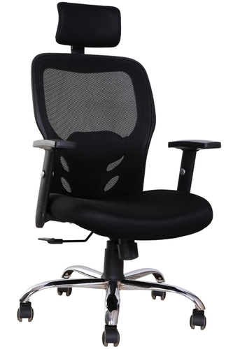 Black High Mesh Back Chair